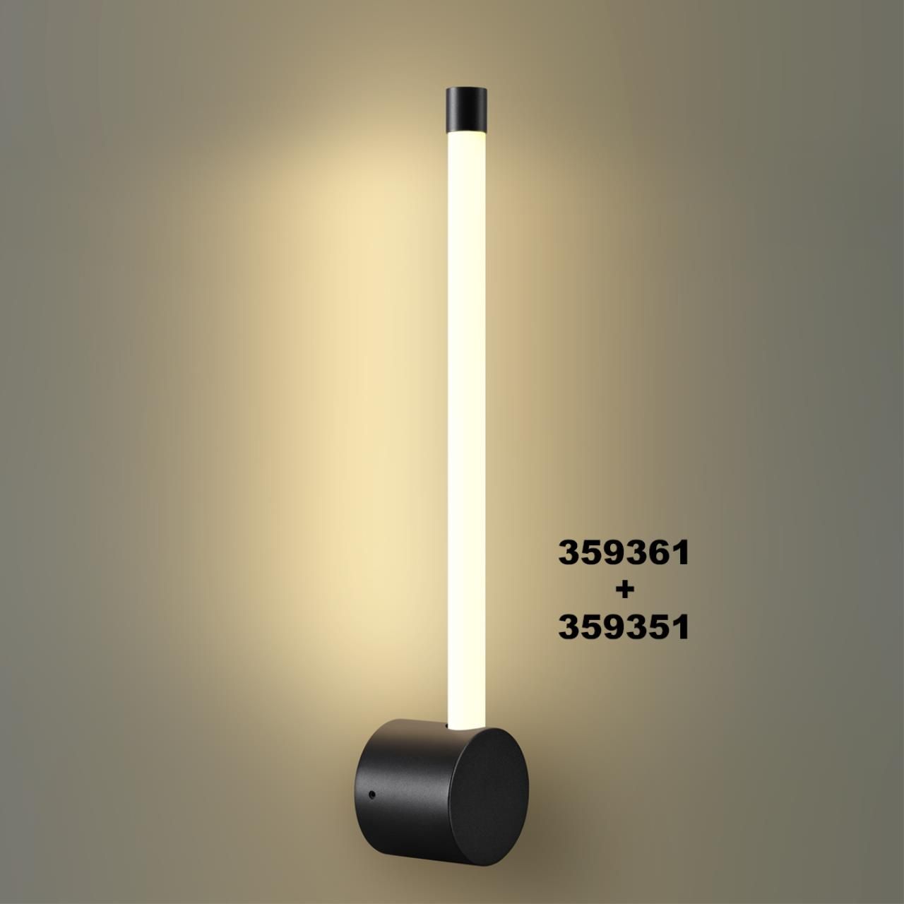 Novotech 359351 KONST NT24 000 черный Светильник линейный светодиодный IP20 LED 6W 170-265V 3000K 462Лм VITZ фото