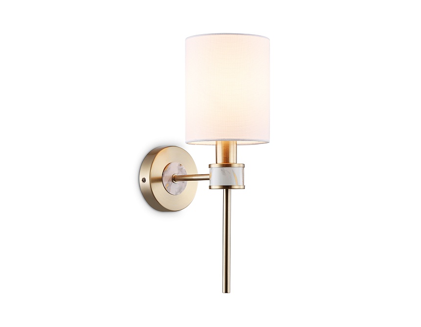 Ambrella Светильник настенный LH72375 DBS/WH темная латунь/белый E14 max 40W 190*120*370 фото