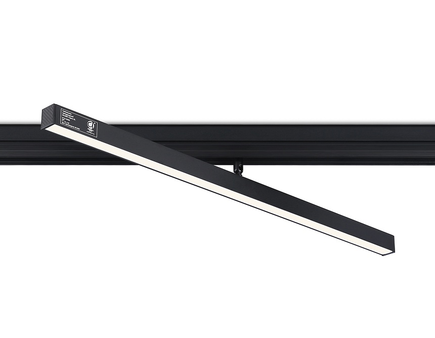 Ambrella Светильник светодиодный трековый для шинопровода Magnetic GL4206 BK черный IP20 24W 4200K 48V 605*22*45 фото