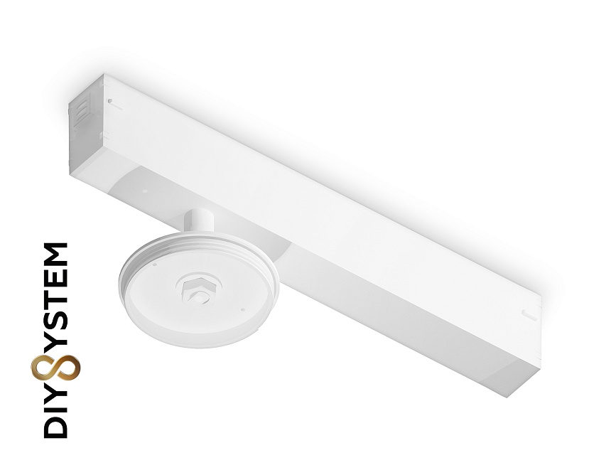 Ambrella Крепеж трековый для корпуса DIY D70mm Magnetic 220V A2547 WH белый 232*70*80 фото
