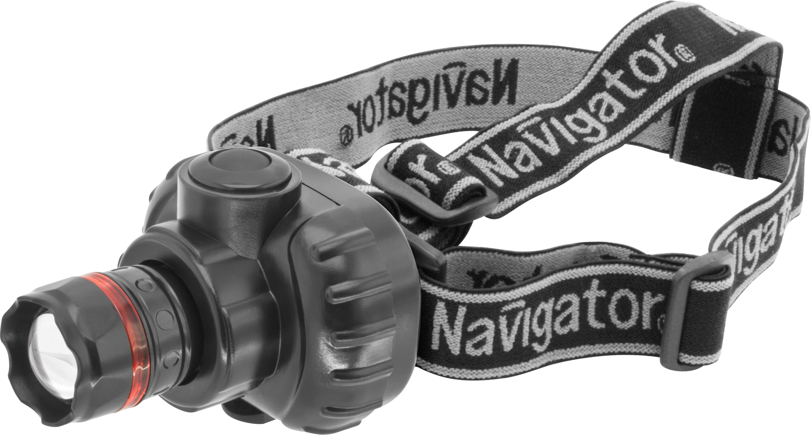 Фонарь Navigator NPT-H03-3AAA налобн. 3 реж.,фокус, 1LEDx1Вт, XXX (100/25/1)