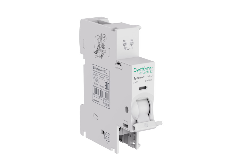 Systeme Electric MSU Расцепитель максимального напряжения 230В АС U>275В Systeme9 фото