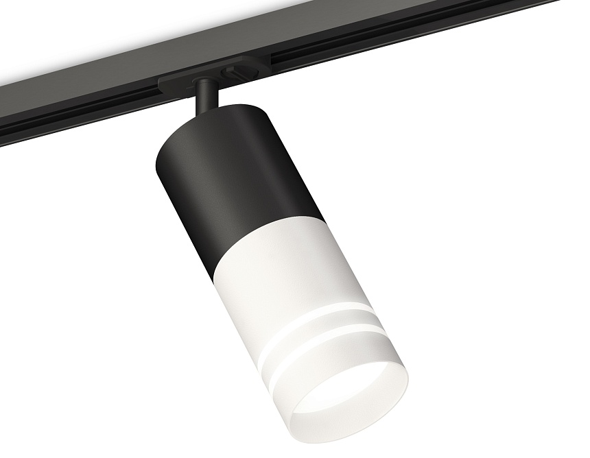 Ambrella Комплект трекового светильника с акрилом XT7401111 SWH/SBK/FR белый песок/черный песок/белый матовый MR16 GU5.3 (A2537, C7422, A2011, C7401, фото
