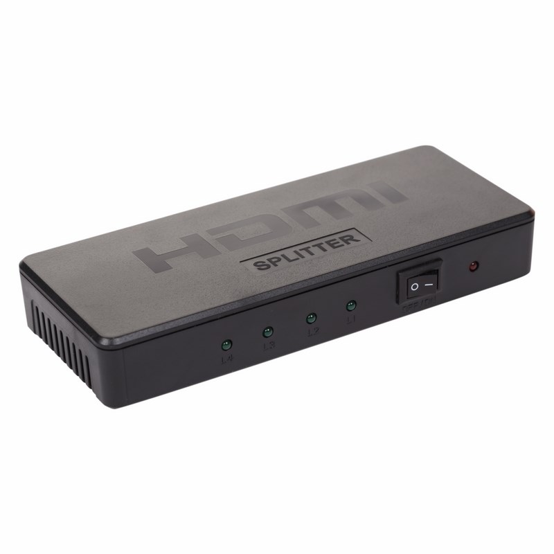 REXANT Делитель HDMI 1x4 пластиковый корпус. фото