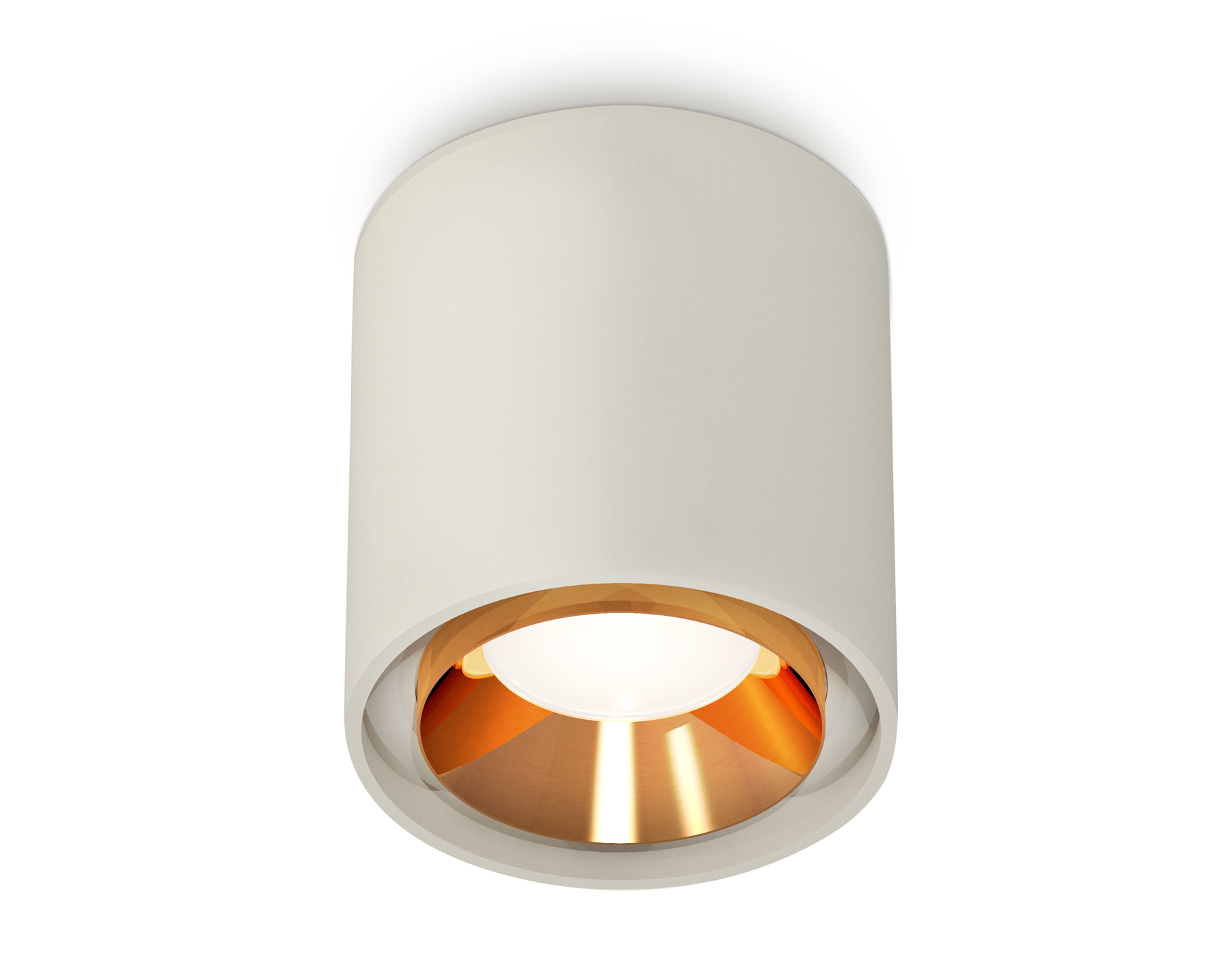 Ambrella Комплект накладного светильника XS7724004 SGR/PYG серый песок/золото желтое полированное MR16 GU5.3 (C7724, N7034) фото