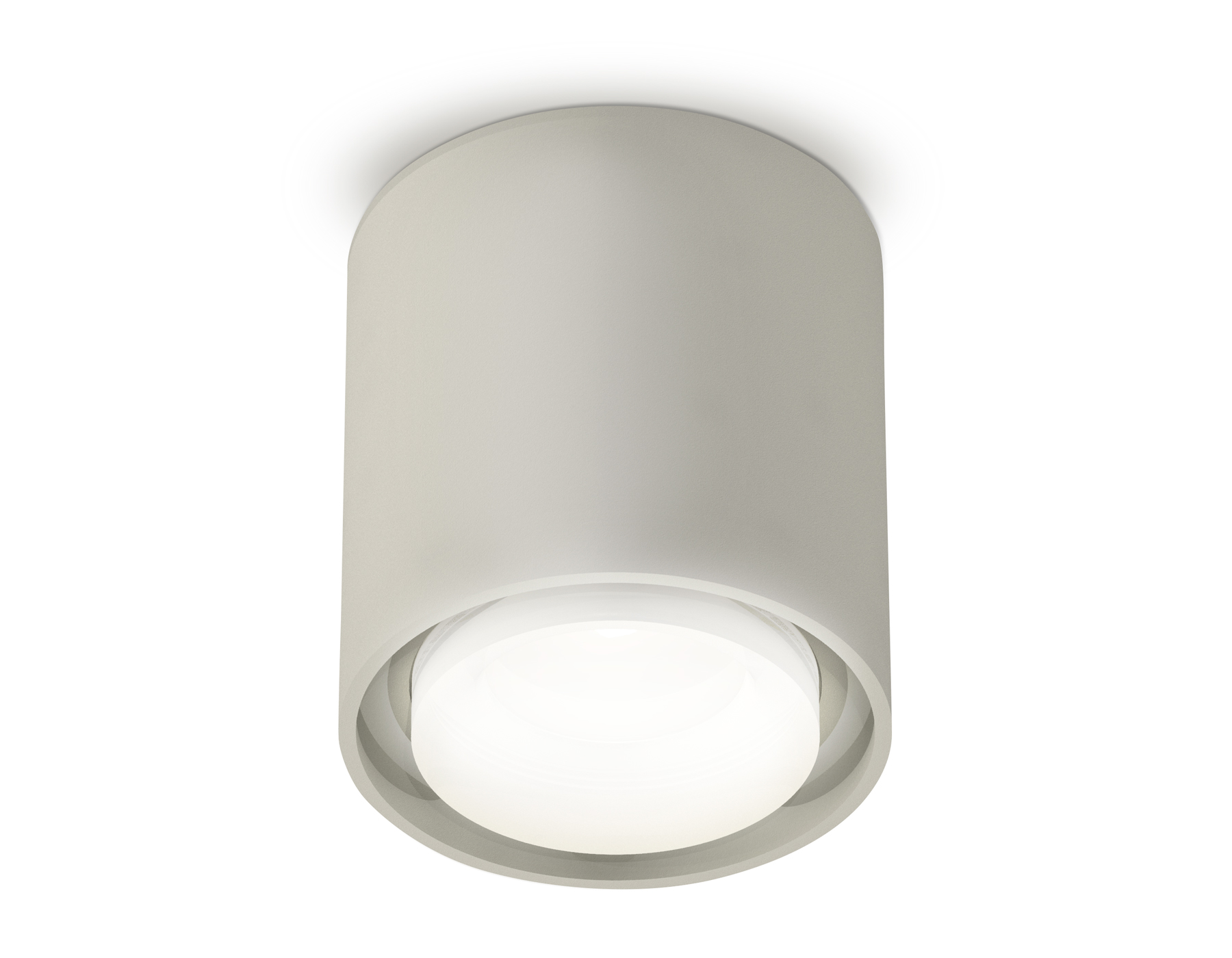 Ambrella Комплект накладного светильника с акрилом XS7724016 SGR/FR/CL серый песок/белый матовый/прозрачный MR16 GU5.3 (C7724, N7160) фото