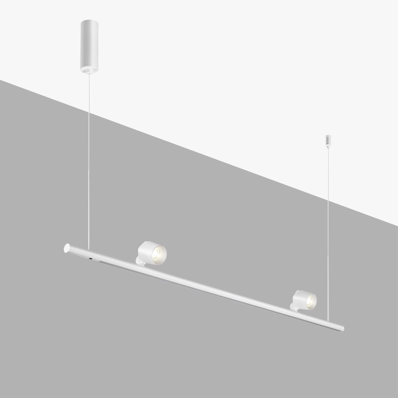 Novotech 359308 OVER NT24 000 белый Светильник подвесной диммируемый (сенсер) IP20 LED 14W+14W 4000K 220-240V FERMO фото