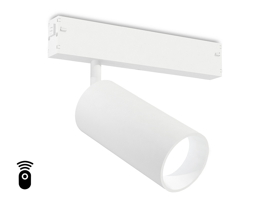 Ambrella Светильник светодиодный диммируемый для шинопровода Magnetic 220V GL1221 WH белый IP20 18W 3000K-6400K 36° D55*120 (Без ПДУ) фото