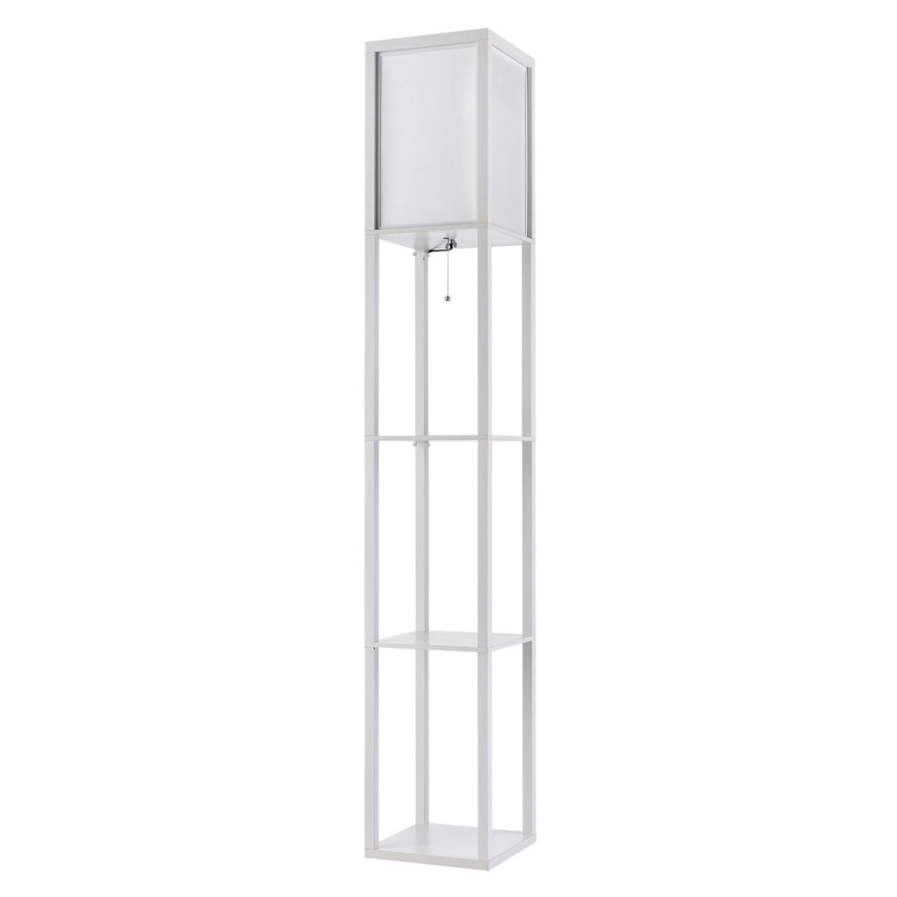 Lumion 8089/1F COMFI LN24 белый, дерево/текстиль Торшер Е27 1*60W 220V PRACTIC фото
