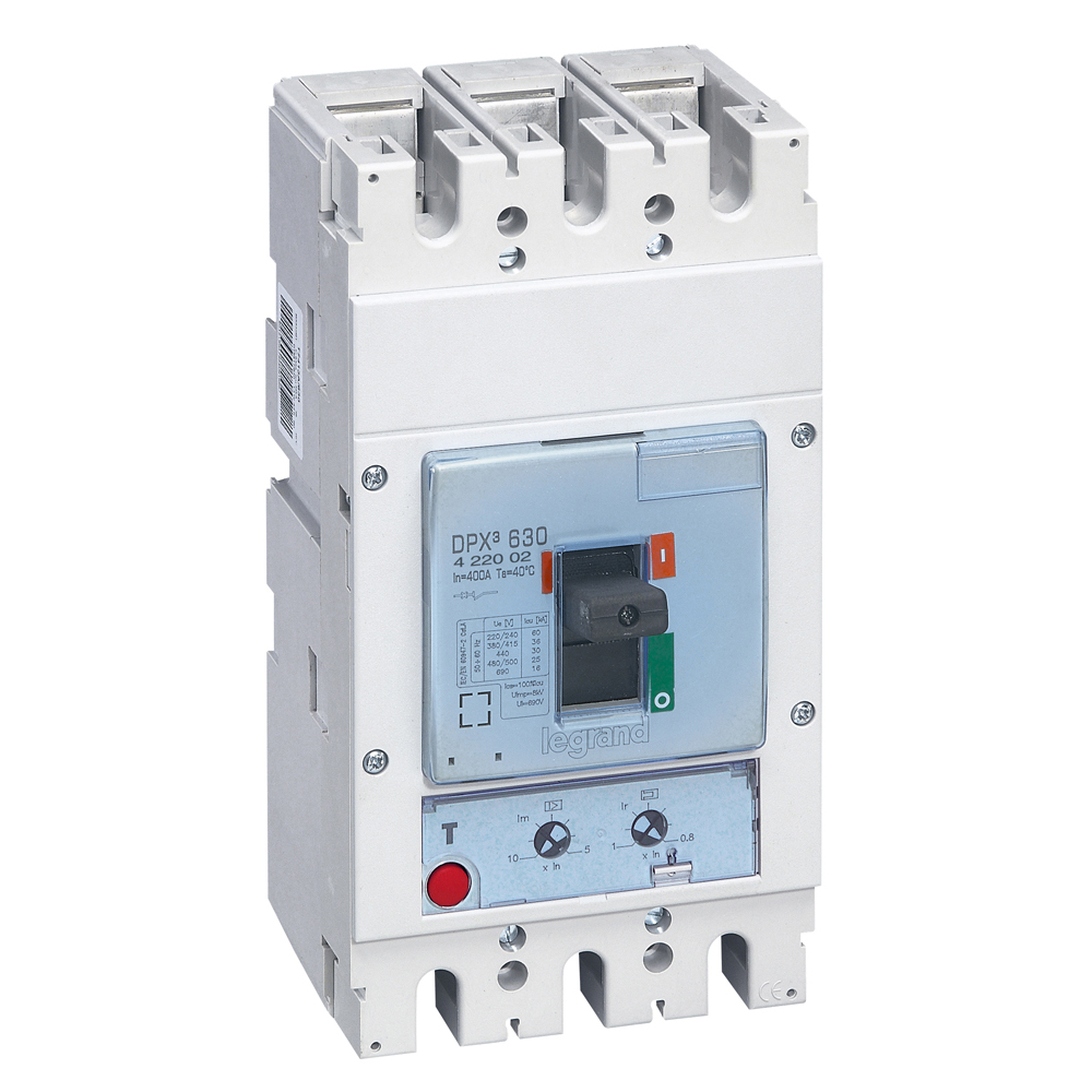 Legrand DPX3 630 Автоматический выключатель 3P 400А 36kA/ТМ. фото