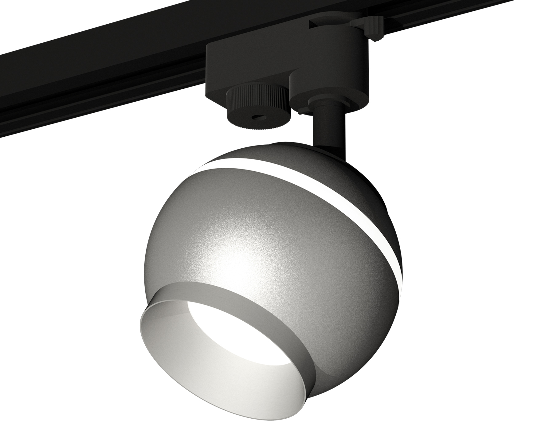 Ambrella Комплект трекового светильника XT1103030 SSL/MCH серебро песок/хром матовый MR16 GU5.3 LED 3W 4200K (A2521, C1103, N7033) фото