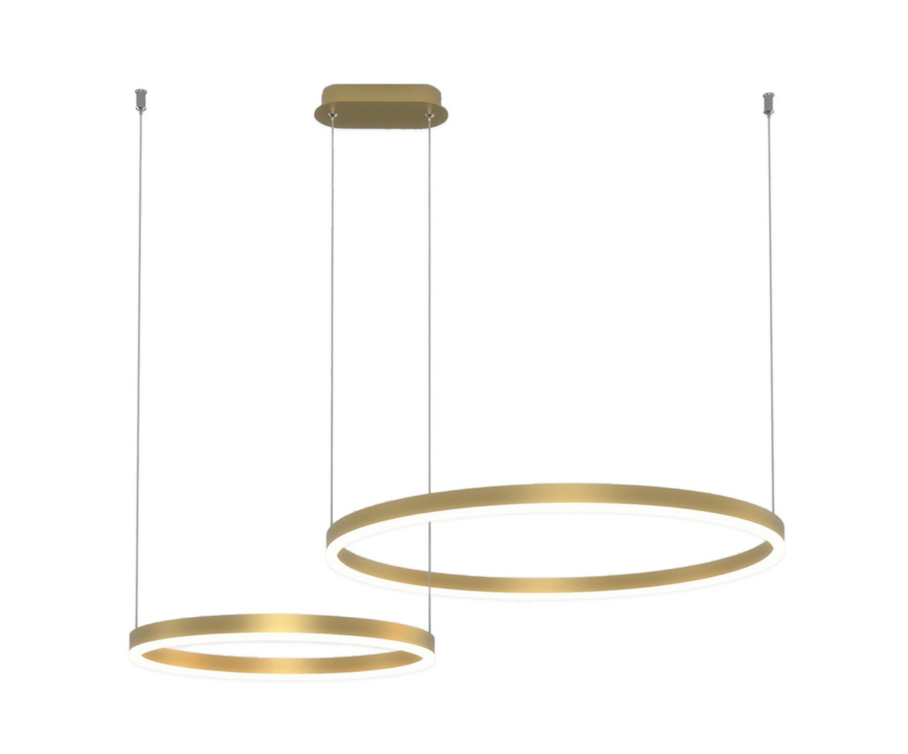 Kink Light 08219,36PA(3000K) Подвес Тор латунь w90*60 (d40+60) h150 Led 60W (3000K) фото
