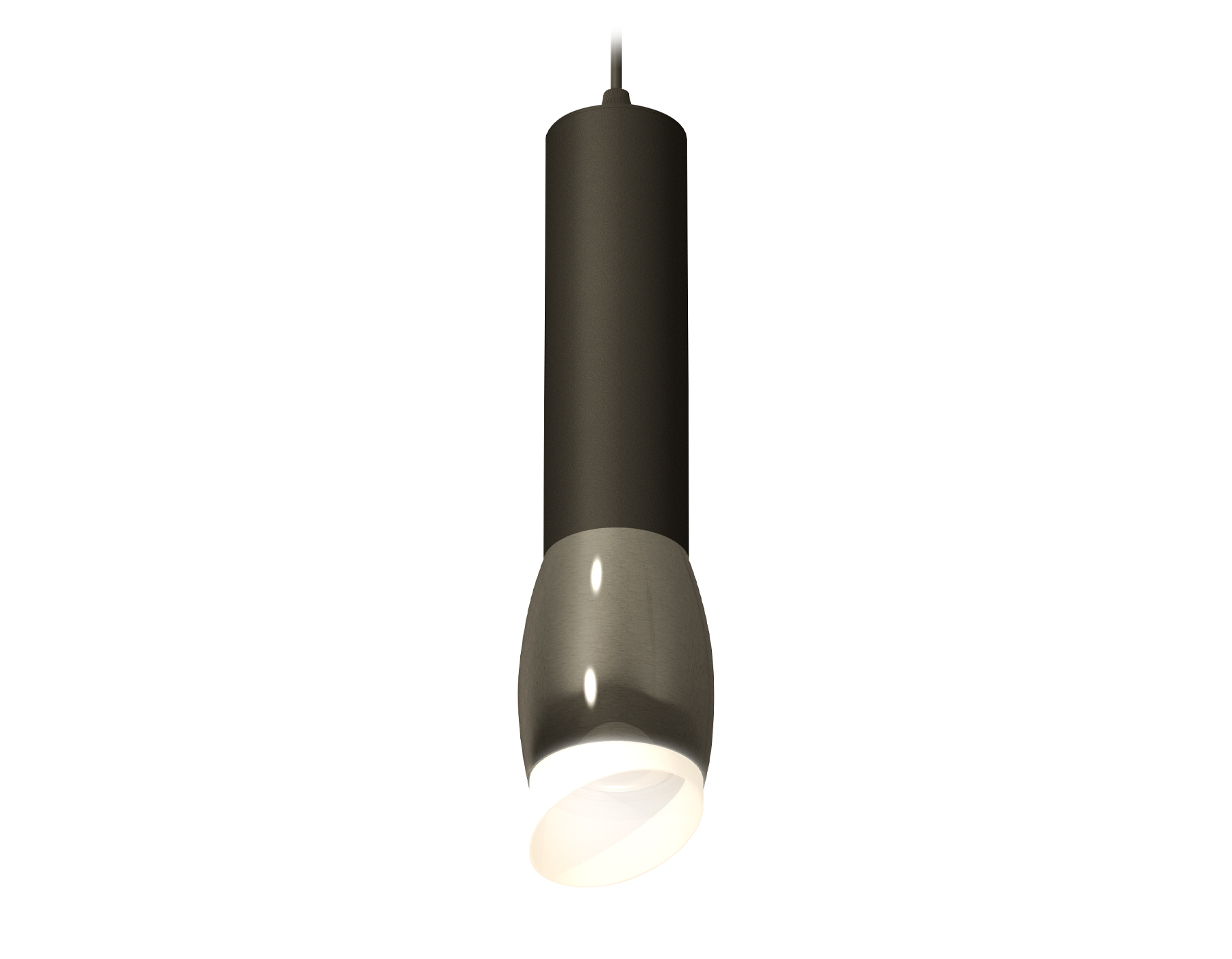 Ambrella Комплект подвесного светильника с акрилом XP1123003 DCH/SBK/FR черный хром/черный песок/белый матовый MR16 GU5.3 (A2302, C6356, A2010, C1123, фото