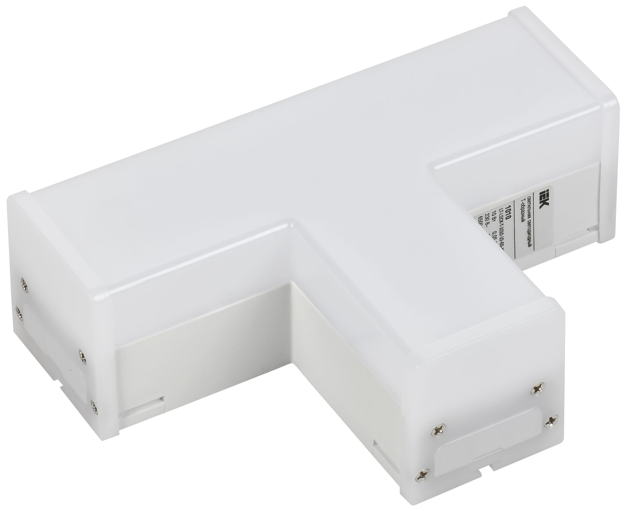 IEK Светильник LED T-образн. 1010 10Вт 6500К 117х180мм бел. фото