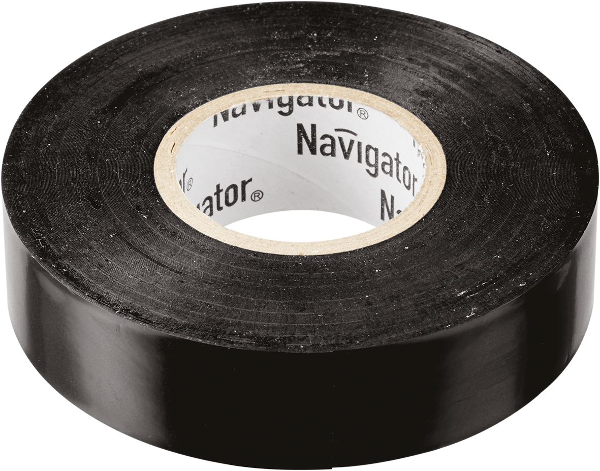 Изолента Navigator NIT-A19-20/BL чёрная (200/10/1)