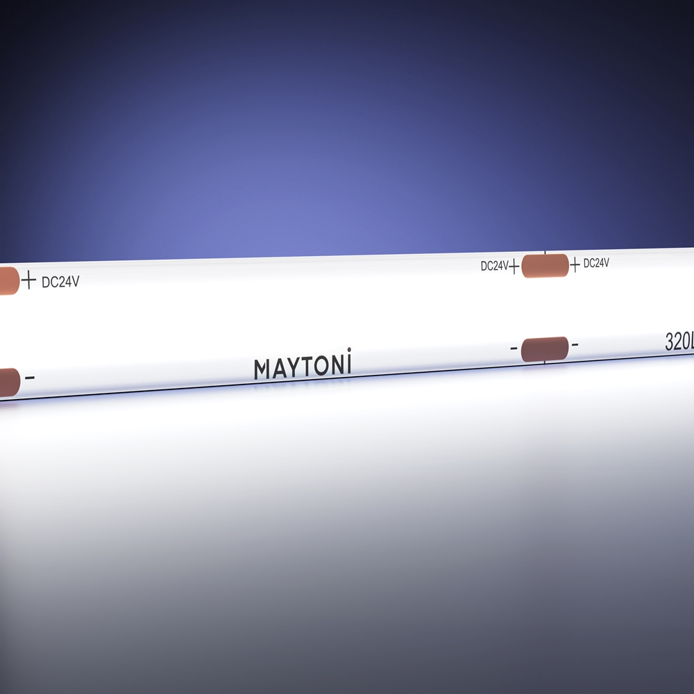 Maytoni Led Strip Светодиодная лента 24В COB 8Вт/м 6000К 5м IP 20 201073 фото