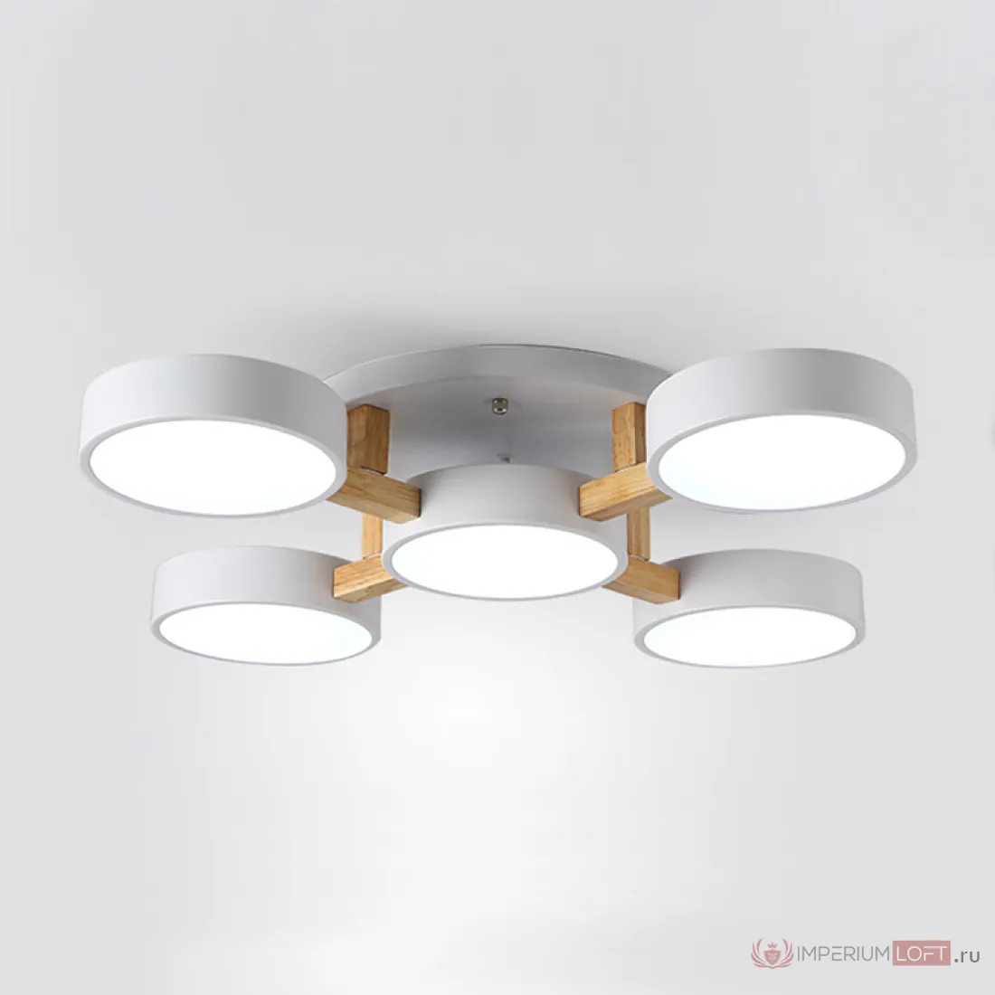 ImperiumLoft Потолочная люстра JOIST 5 White фото
