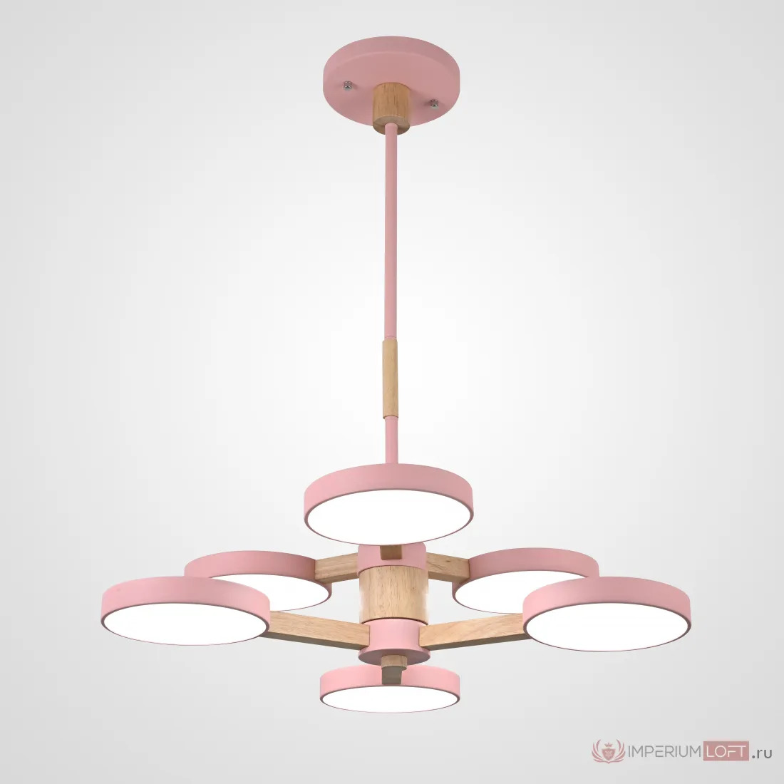ImperiumLoft Подвесная люстра TURNA DBL L6 Pink фото