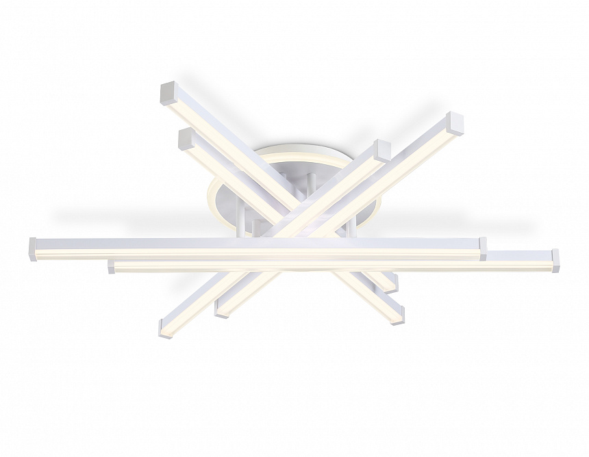 Ambrella Светильник светодиодный потолочный FL6271 WH белый 98W 3000K-6400K 700*615*135 (ПДУ ИК) фото