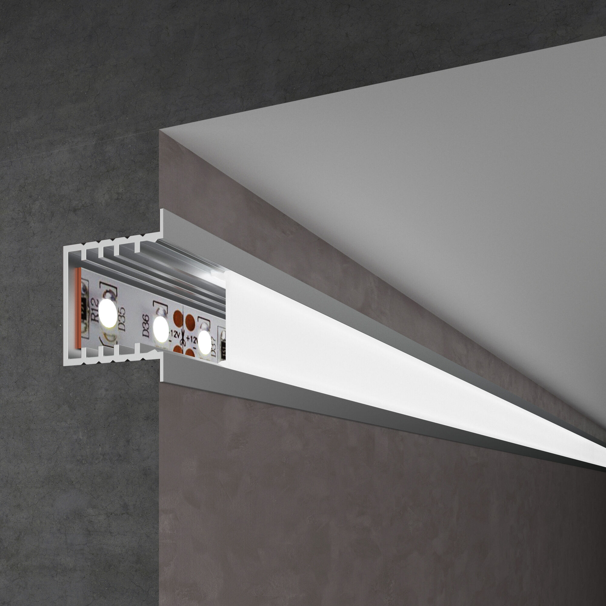 Elektrostandard LL-2-ALP017 Встраиваемый алюминиевый профиль для LED ленты (под ленту до 12,4mm) фото