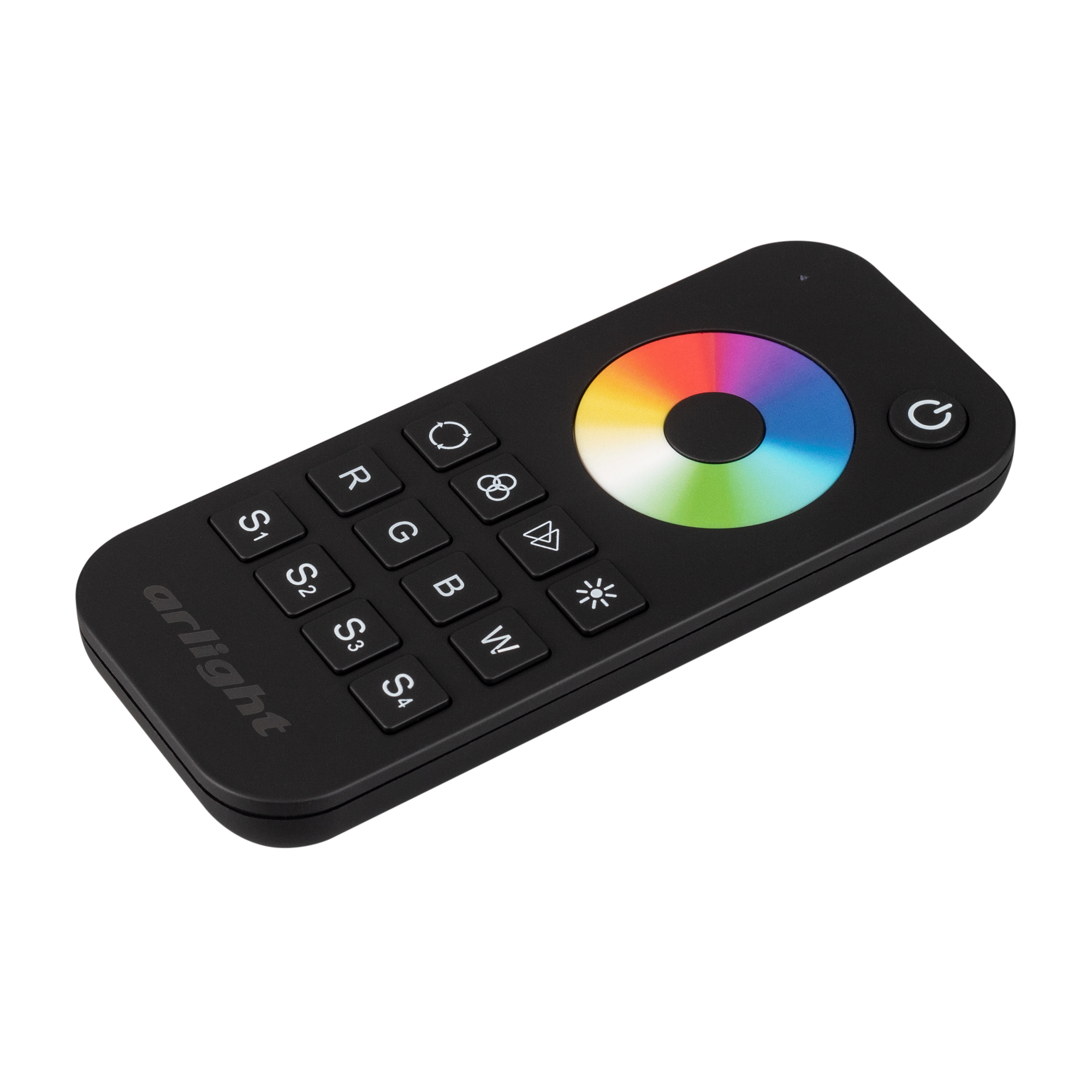 Arlight Пульт SMART-R28-RGBW Black (1 зона, 2.4G) (IP20 Пластик, 5 лет) фото