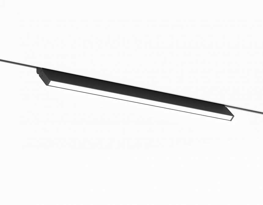 Ambrella Светильник светодиодный трековый Magnetic 48V 10mm GL2355 BK черный IP20 20W 3CCT 3000-6400K 400*10*73 фото