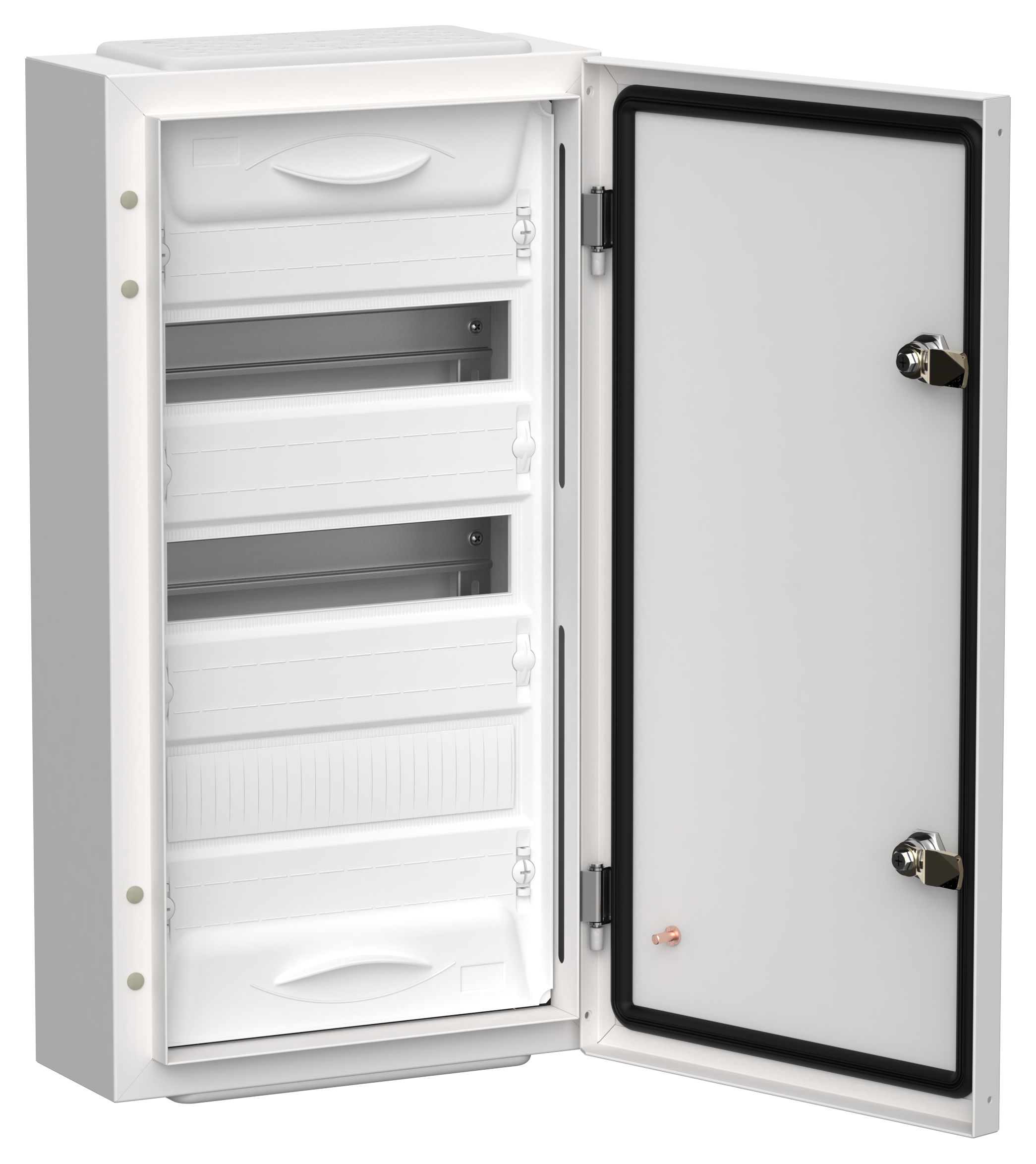 IEK TITAN 5 Корпус мет. ЩРн-36 (1х36) 585х310х140 IP54 бел фото