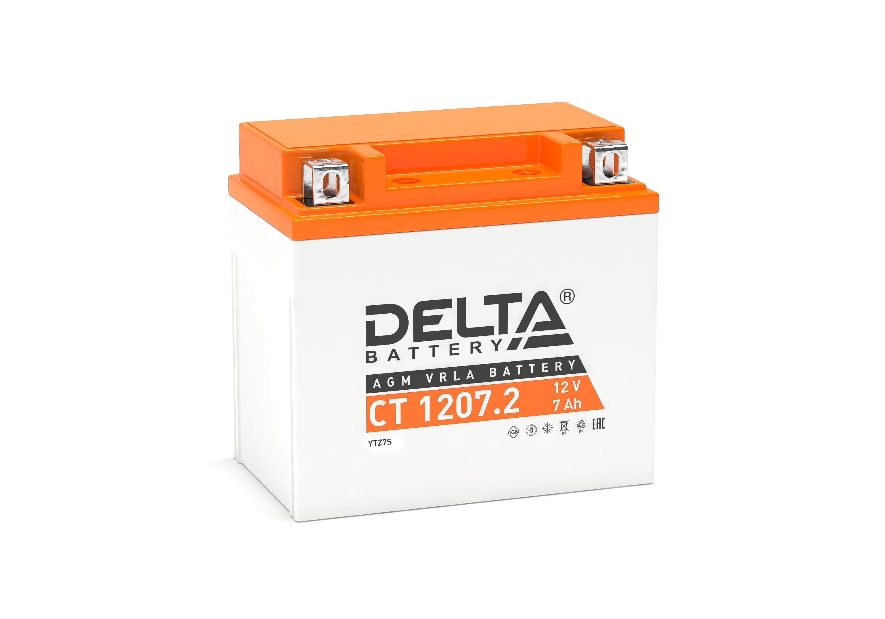 Delta Аккумулятор CT 1207.2 (12V/7Ah) фото
