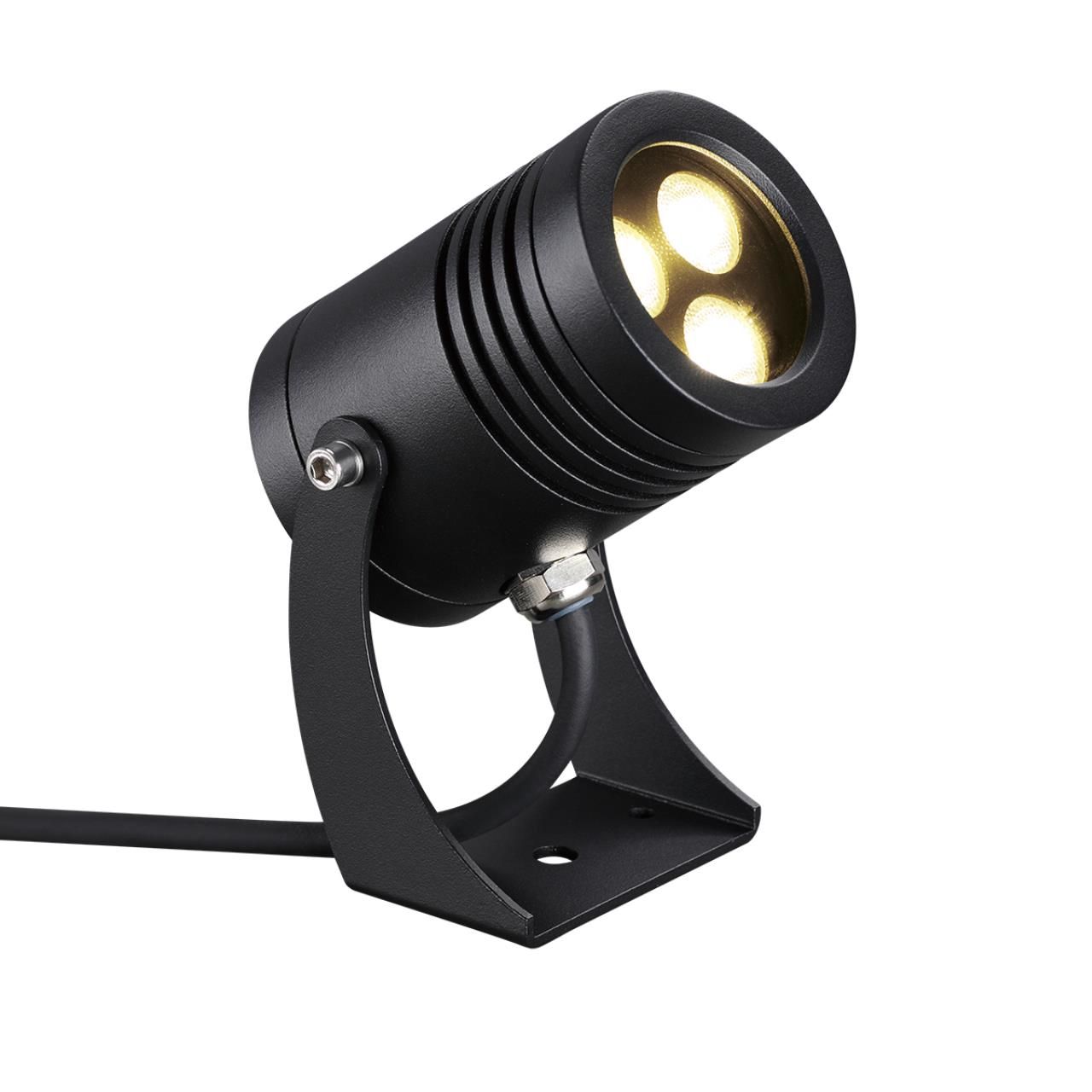 Odeon Light 6648/6WA3 NATURE ODL25  черный/металл Фасадный поворотный светильник на 360° IP67 LED CREE 6W 3000K AC85-265V STIMA фото