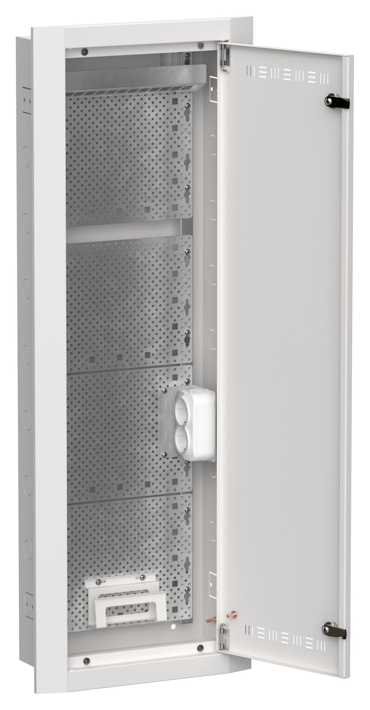 IEK TITAN 5 Корпус мультимедиа ЩРв-72 (1х72) белый фото
