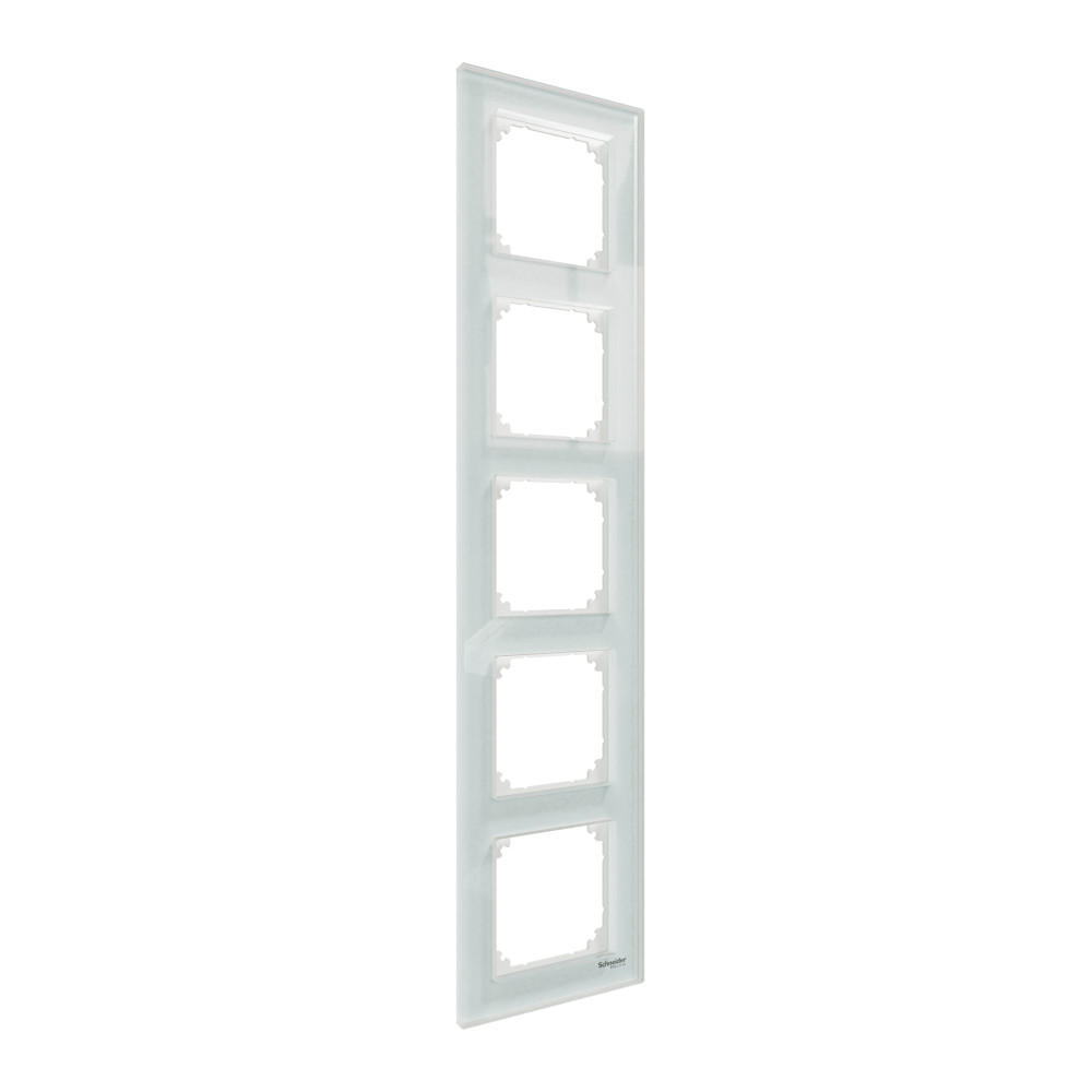 Schneider Electric Merten SM M-Elegance Стекло Белый Кристалл Рамка 5-ая фото