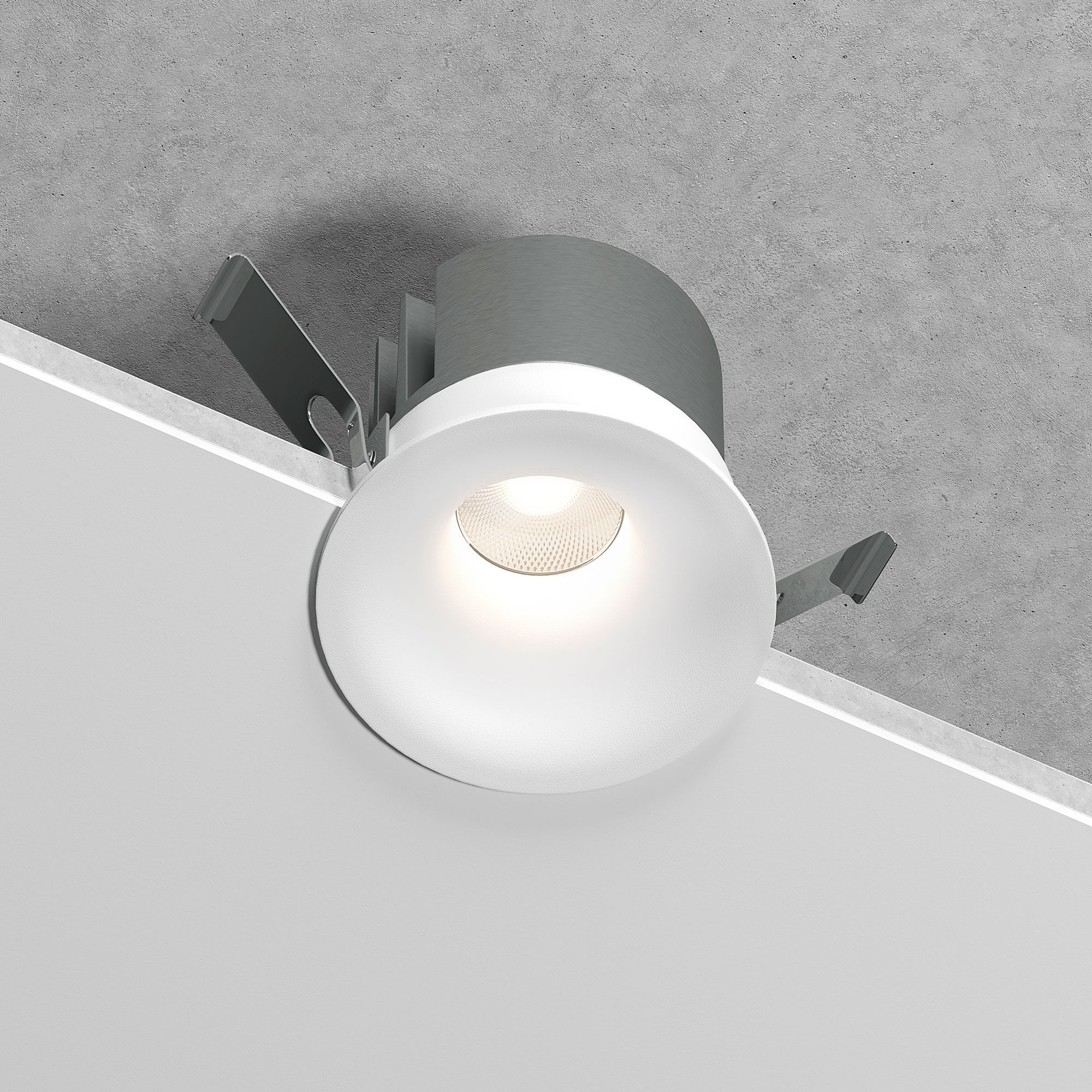 Elektrostandard 25070/LED 15W 4000K / светильник встраиваемый светодиодный / белый фото