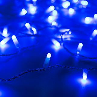 Arlight Светодиодная гирлянда ARD-STRING-CLASSIC-10000-BLUE-100LED-MILK-FLASH Blue (230V, 7W) (Ardecoled, IP65) фото