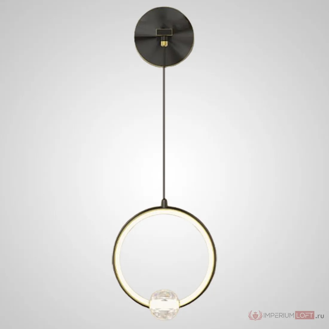 ImperiumLoft Настенный светильник LUANA WALL Black фото