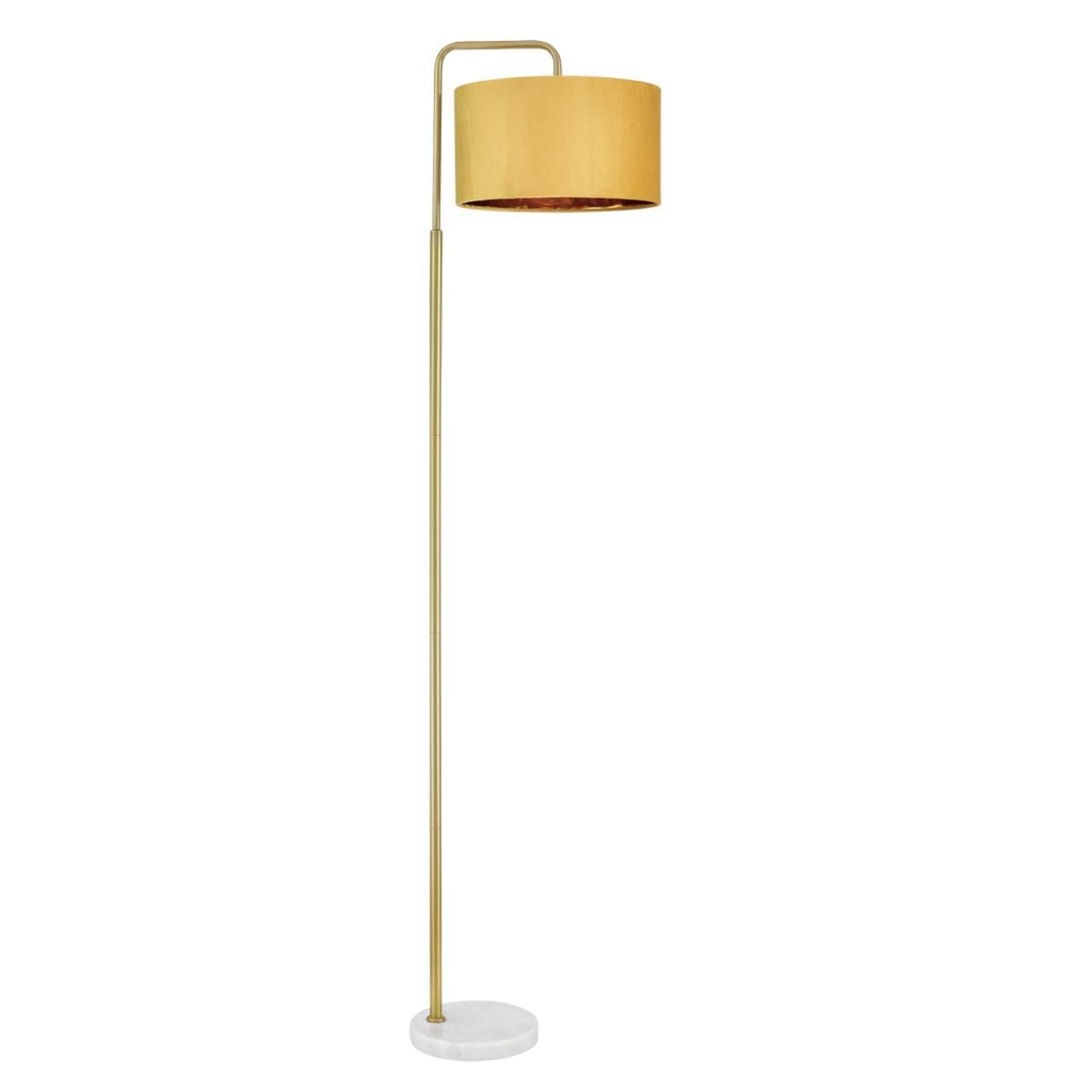 Lumion 8072/1F NEOCLASSI LN24 золото/желтый,  металл/камень/текстиль Торшер E27 1*60W 220V VELVETA фото