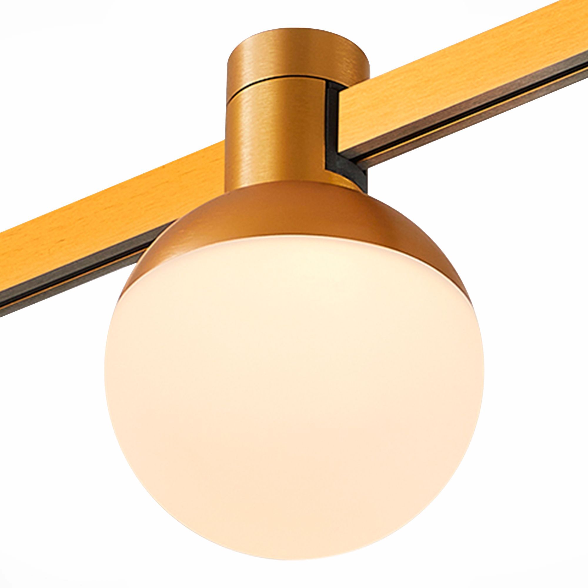 ST LUCE ST815.246.05 Магнитный трековый светильник FARM Золотистый LED 1*5W 4000K 89Lm Ra90 120 IP20 D75xH1 фото