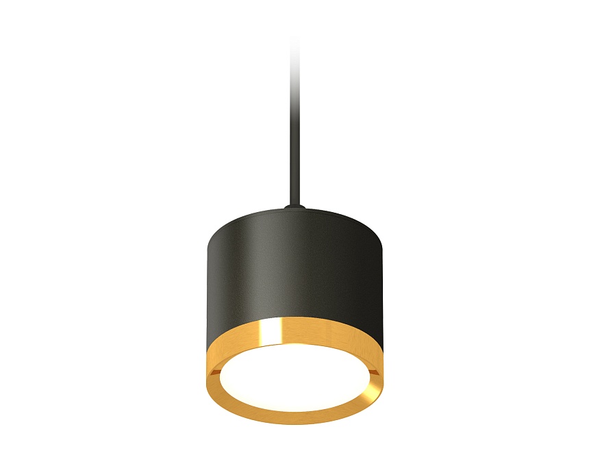 Ambrella Комплект подвесного светильника GX53 XP8111012 SBK/PYG черный песок/золото желтое полированное GX53 (A2333, C8111, N8124) фото