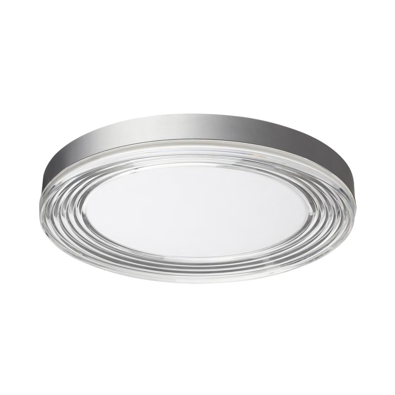 Sonex 7728/112L MITRA LED SN Светильник металл/акрил/серебро/прозрачный LED 112Вт 4000K D500 IP20 INFINITA фото
