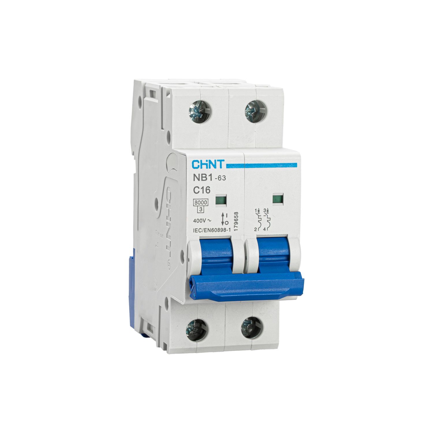 CHINT Авт. выкл. NB1-63 2P 16A 6кА х-ка C (R) фото