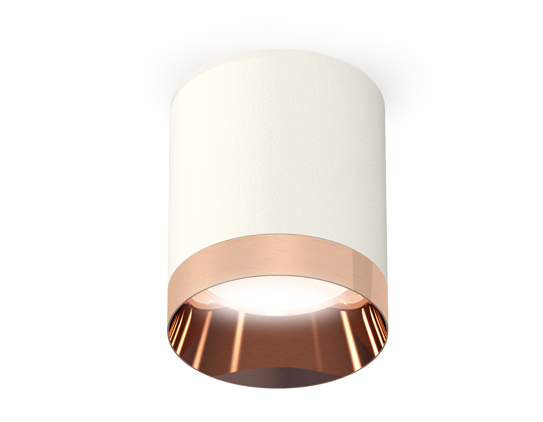 Ambrella Комплект накладного светильника XS6301025 SWH/PPG белый песок/золото розовое полированное MR16 GU5.3 (C6301, N6135) фото