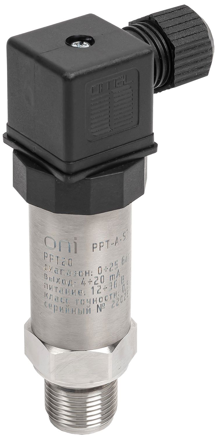 IEK ONI Преобр. давл. PPT20 0,5% 0-25Бар 4-20мА M20 DIN43650. фото