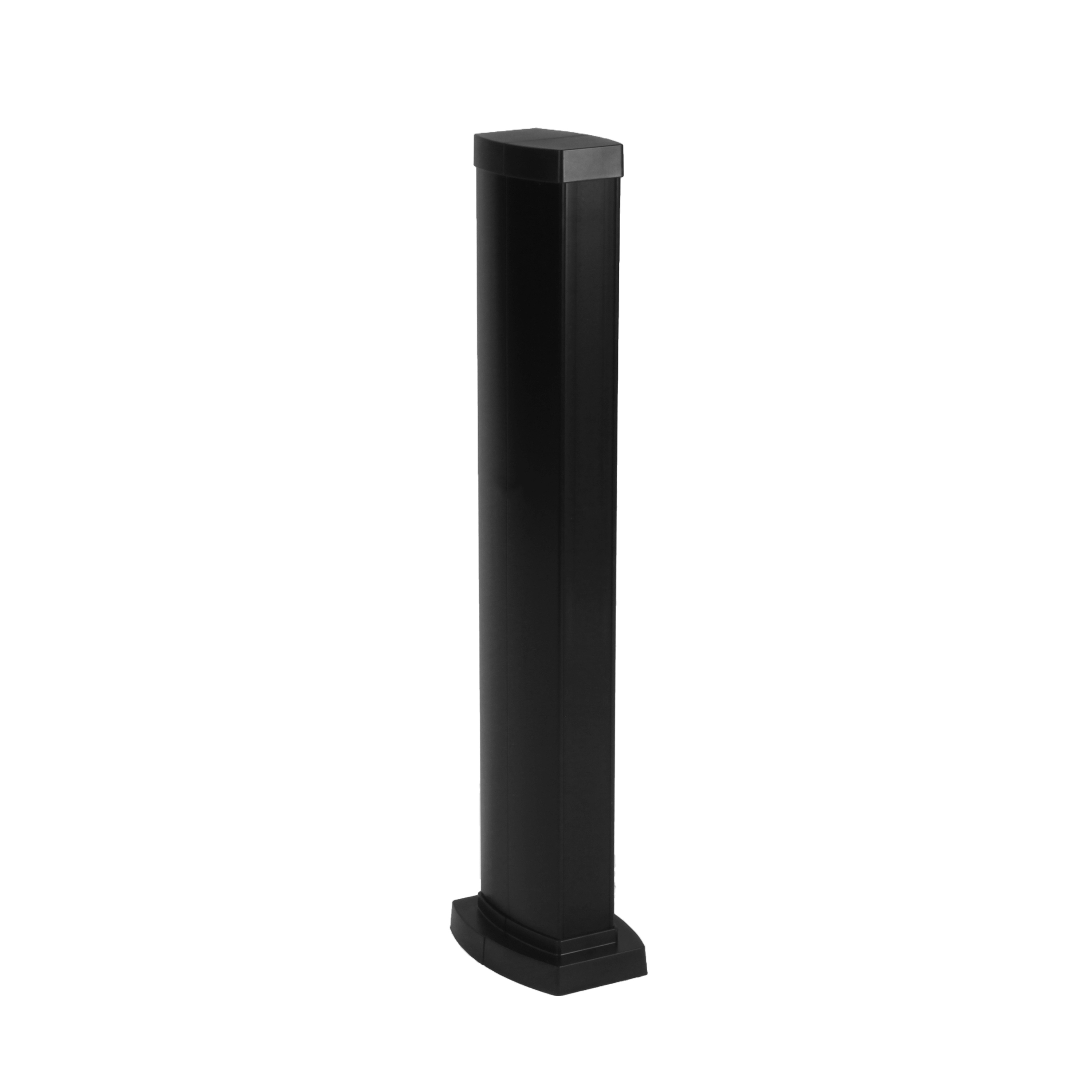 Legrand Snap-On мини-колонна алюминиевая с крышкой из пластика, 2 секции, высота 0,68 метра, цвет черный. фото