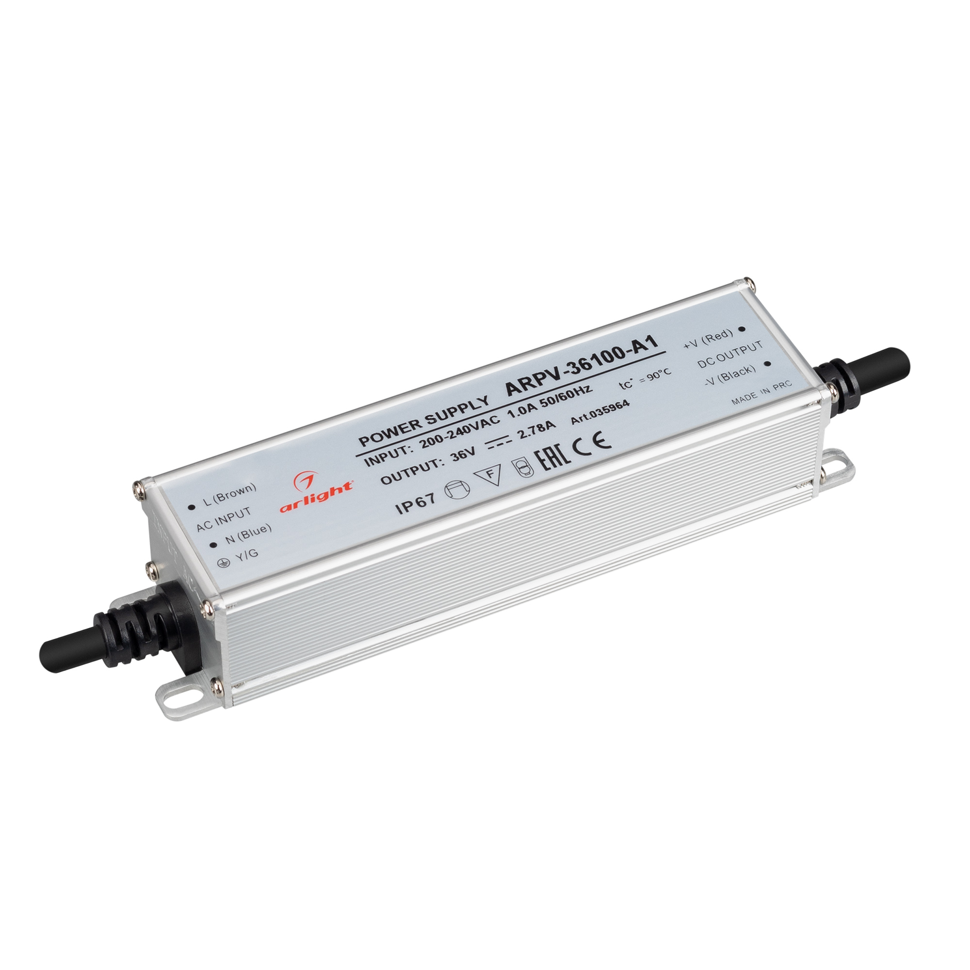 Arlight Блок питания ARPV-36100-A1 (36V, 2.78A, 100W) (IP67 Металл, 3 года) фото