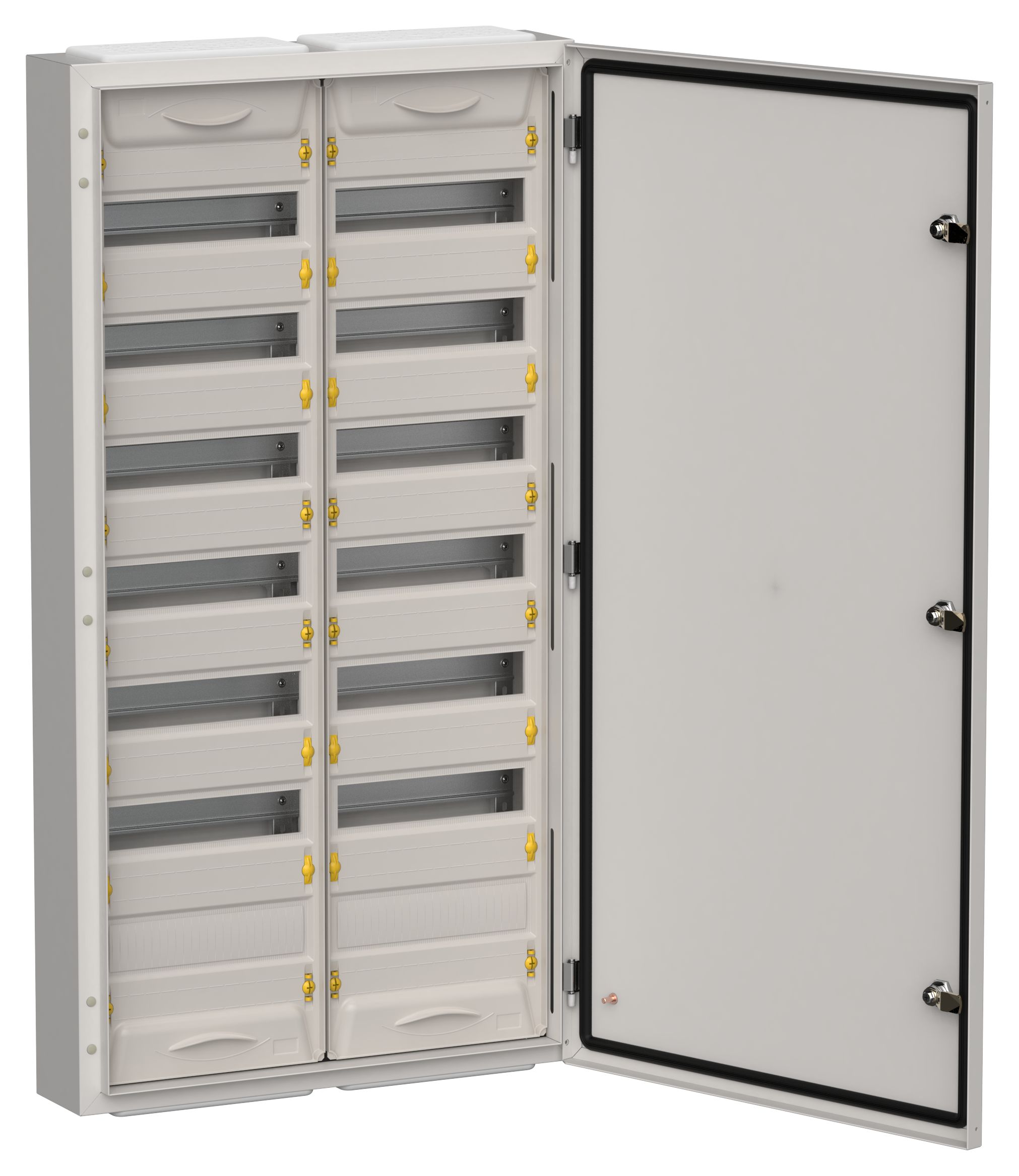 IEK TITAN 5 Корпус мет. ЩРн-168 (2х84) 1085х570х140 IP54 сер фото
