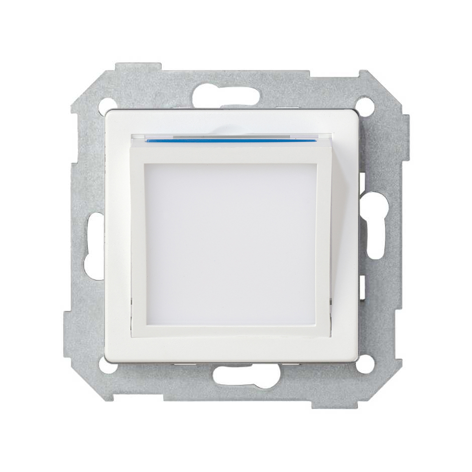Simon 82 Белая Накладка на ориентационный led-светильник, S82,82Нат фото