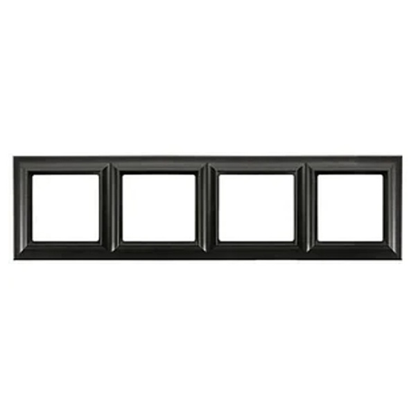 JUNG Eco Deco Рамка 4-поста термопласт черный матовый фото