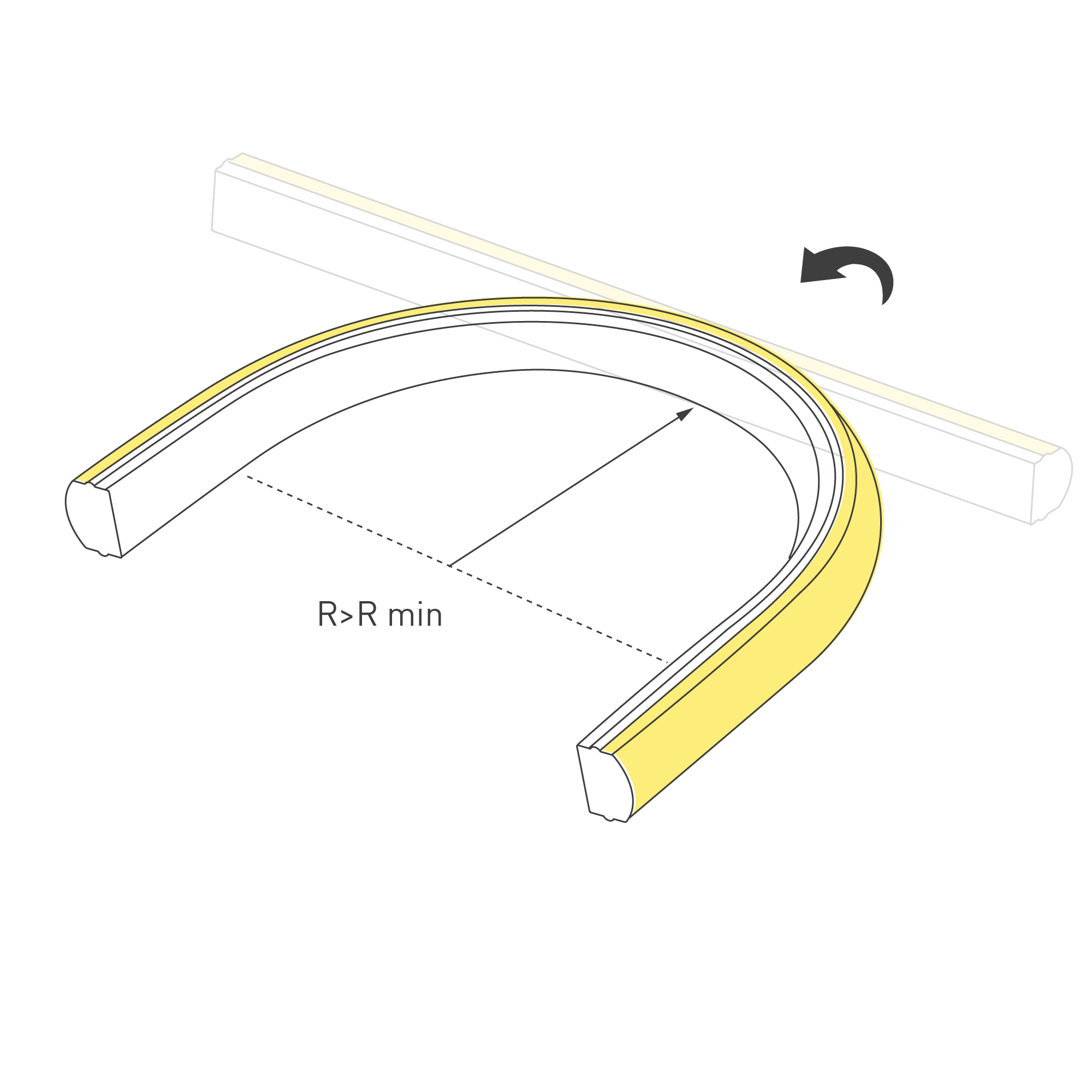 Arlight Светодиодная лента герметичная MOONLIGHT-TOP-X320-11x7mm 24V Warm3000 (10 W/m, IP65, CSP, 0,5m, wire x1) (Образец) фото