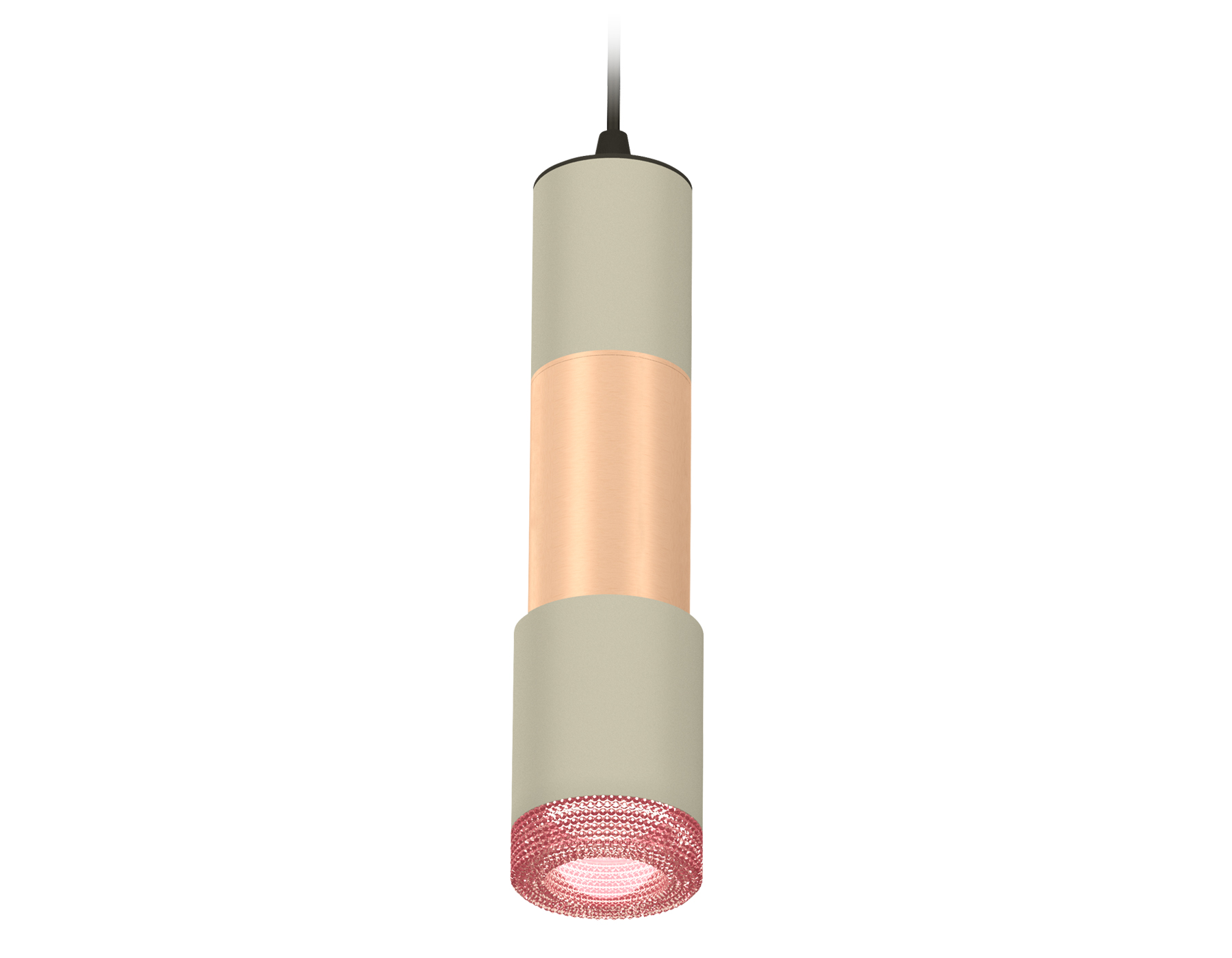 Ambrella Комплект подвесного светильника XP7423061 SGR/PPG/PI серый песок/золото розовое полированное/розовый MR16 GU5.3 (A2302, C6314, A2063, C6326, фото