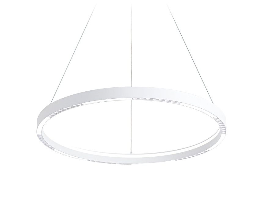 Ambrella Светильник подвесной светодиодный FL5851 WH белый 35W 3000K/4200K/6400K D600*600 (без ПДУ) фото