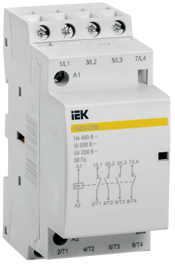 IEK KARAT Контактор модульный КМ20-22М AC фото